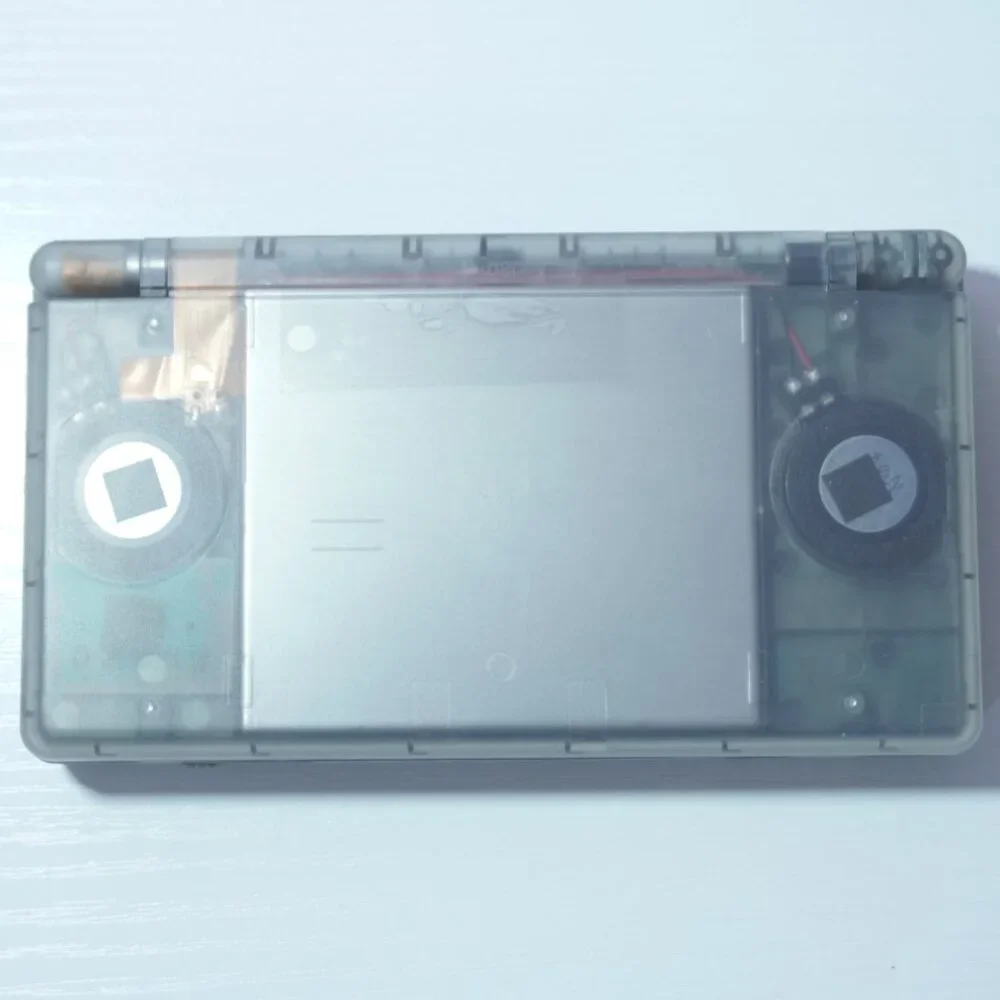 Nintendo DS Lite Transparent Clear Smokey Black Handheld System with Charger